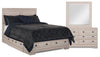 Yorkdale 5pc Bedroom Set with 6-Drawer Storage Bed, Dresser & Mirror, White - Queen Size