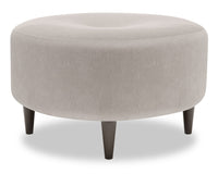 Sofa Lab The Curve Ottoman - Pax Slate 