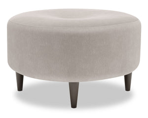 Sofa Lab The Curve Ottoman - Pax Slate