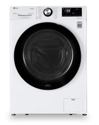 LG 2.6 Cu. Ft. Smart Top-Load High-Efficiency Steam Washer - White - Stackable - WM1455HWA 