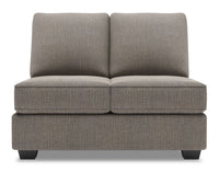Sofa Lab Roll Armless Loveseat - Luna Smoke