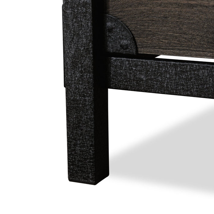 Lewis Lateral Filing Cabinet - Carbon Oak 