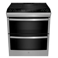 Profile 6.7 Cu. Ft. Electric True European Convection Electric Range with WiFi, No-Preheat Air Fry and Self Clean Racks  