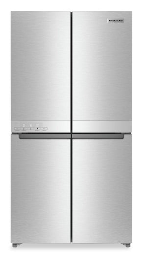 KitchenAid 19.4 Cu. Ft. Counter-Depth 4-Door Refrigerator - KRQC506MPS