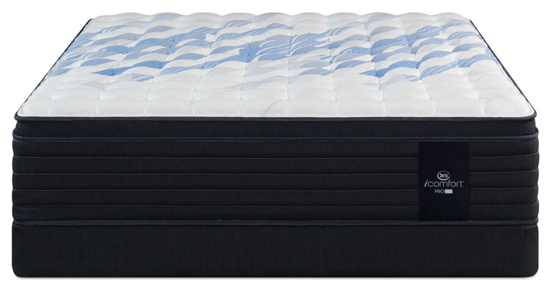 Serta iComfort Hybrid ProHD Vanguard 3.0 Eurotop Low-Profile Queen Mattress Set