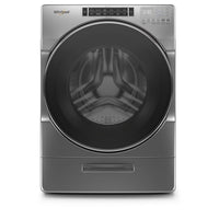 Whirlpool 5.8 Cu. Ft. Front-Load High-Efficiency Washer - Chrome Shadow - Stackable - WFW8620HC 