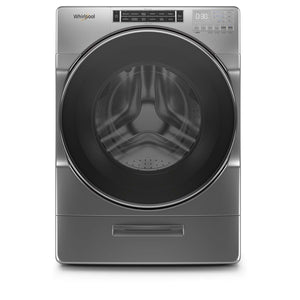 Whirlpool 5.8 Cu. Ft. Front-Load High-Efficiency Washer - Chrome Shadow - Stackable - WFW8620HC