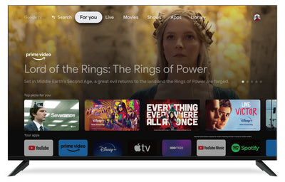 RCA 75" 4K HDR Smart Google TV  | Téléviseur intelligent RCA HDR 4K de 75 po avec GoogleTVMC