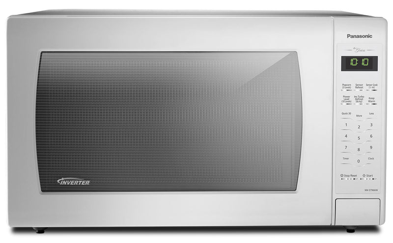 Panasonic Genius® 2.2 Cu. Ft. Inverter® Countertop Microwave – NN-ST966W - Countertop Microwave in White