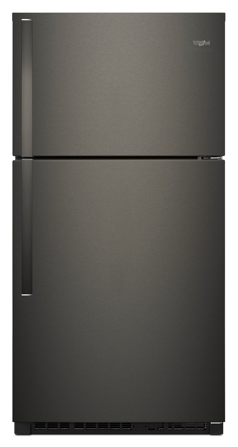 Whirlpool 21 Cu. Ft. Top-Freezer Refrigerator – WRT541SZHV - Refrigerator in Black Stainless Steel