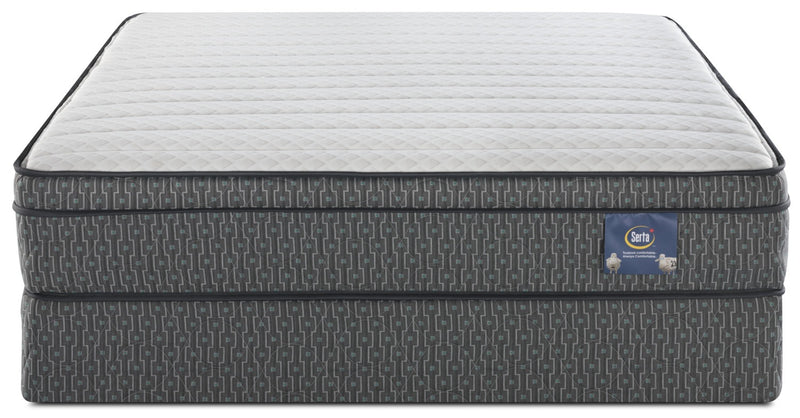 Serta Always Comfortable® Alberto Euro-Top Low-Profile Split Queen Mattress Set