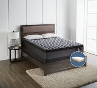 Serta® iCollection® Senna Firm Euro-Top Low-Profile Full Mattress Set