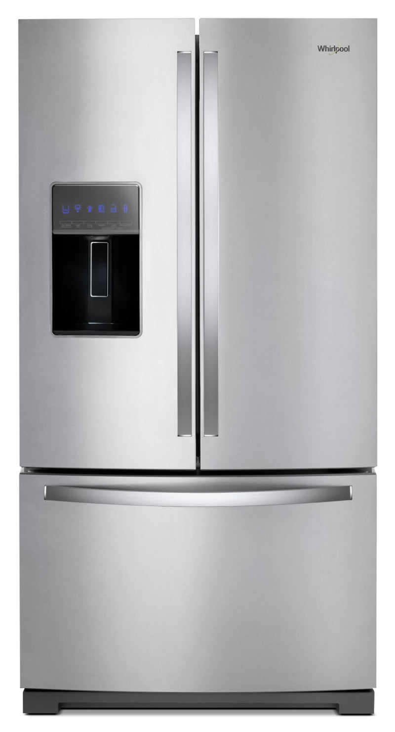 Whirlpool 27 Cu. Ft. French-Door Refrigerator in Fingerprint-Resistant Stainless Steel – WRF757SDHZ - Refrigerator in Stainless Steel