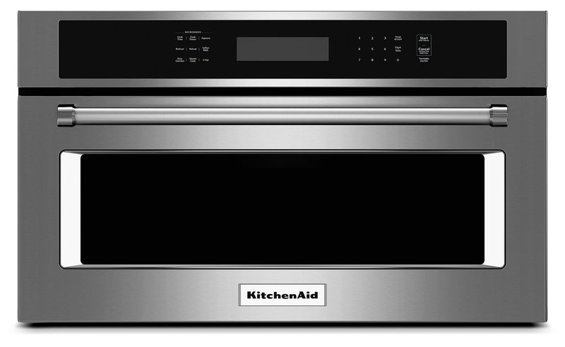 KitchenAid 1.4 Cu. Ft. 27" Built-In Convection Microwave Oven - Stainless Steel - Built-In Microwave in Stainless Steel