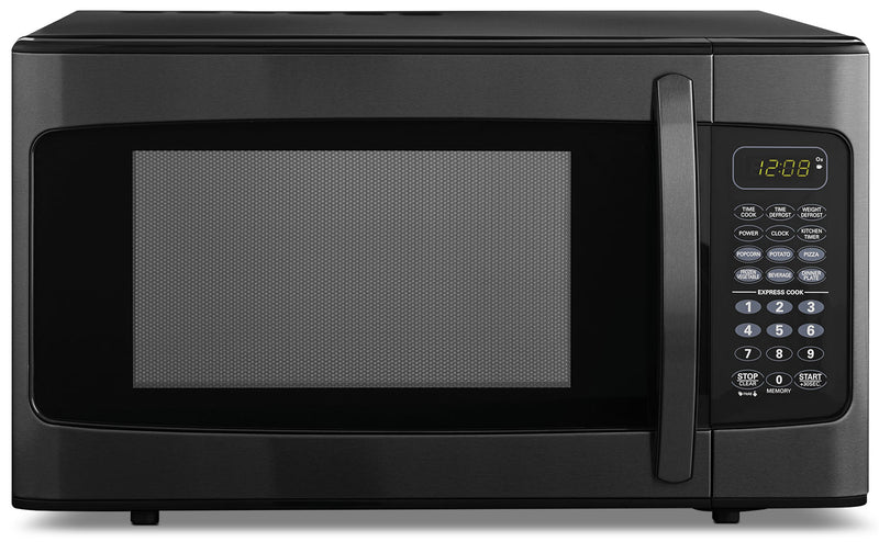 Danby 1.1 Cu. Ft. Countertop Microwave – DMW11B1BBSDB - Countertop Microwave in Black Stainless Steel