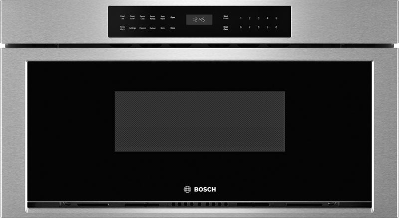 Bosch 800 Series 30" 1.2 Cu Ft. Drawer Microwave – HMD8053UC - Built-In Microwave in Stainless Steel