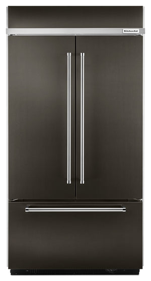 KitchenAid 24.2 Cu. Ft. Built-In French-Door Refrigerator – KBFN502EBS