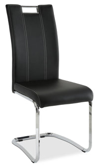 Tuxedo Dining Chair – Black