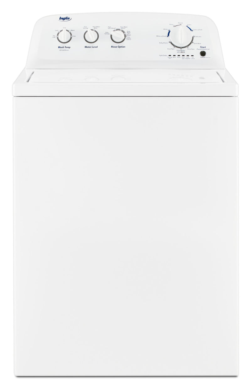 Inglis 4.4 Cu. Ft. High-Efficiency Top-Load Washer - ITW4880HW - Washer in White