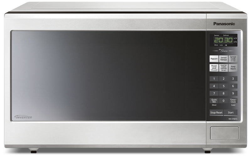 Panasonic Genius® 1.2 Cu. Ft. Countertop Microwave – NNST681SC - Countertop Microwave in Stainless Steel