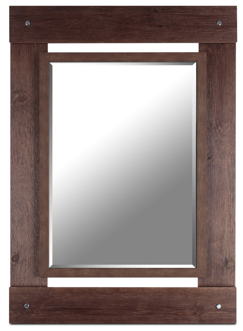 Red French Country Mirror – 30" x 42.5"