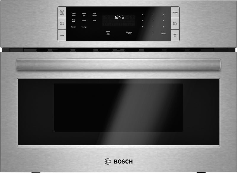 Bosch 500 Series 27" 1.6 Cu. Ft. Built-In Microwave – HMB57152UC - Built-In Microwave in Stainless Steel