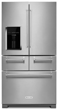 KitchenAid 25.8 Cu. Ft. Multi-Door Refrigerator with Platinum Design - KRMF706ESS
