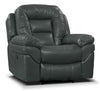 Leo Leath-Aire® Fabric Power Recliner - Grey
