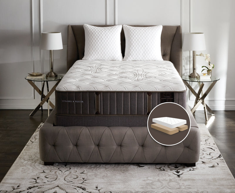 Stearns & Foster Finsbury Firm Split Queen Mattress Set